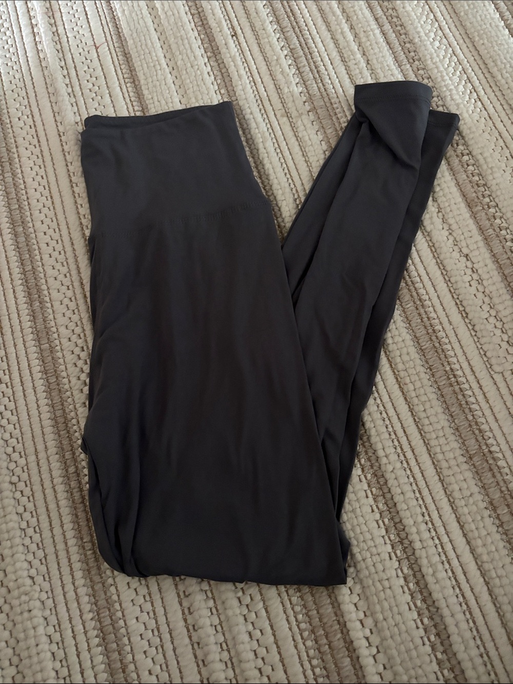 Seamless Black High-Waist Leggings